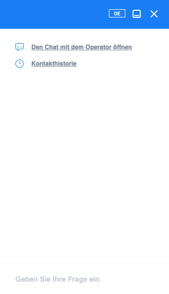 Kundendienst. Live-Chat Fenster, wo Sie immer Fragen Stellen können